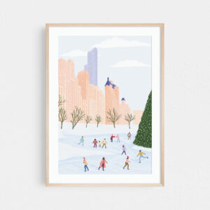 New York Christmas print