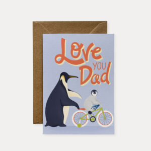 Penguin Dad card