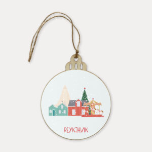 Reykjavík Christmas Ornament