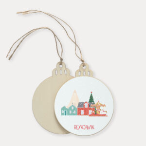 Reykjavík Christmas Ornament