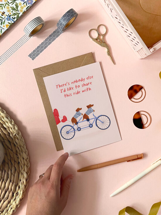 Dog Valentines Day card