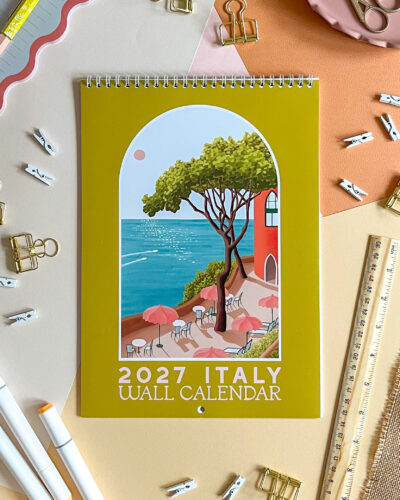 2027 Italy wall calendar
